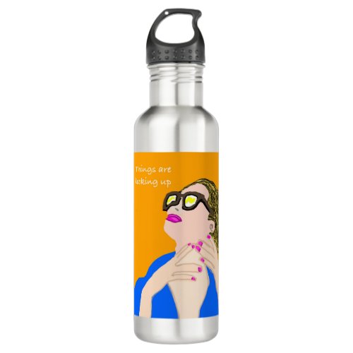 Things are Looking up Stainless Steel Water Bottle