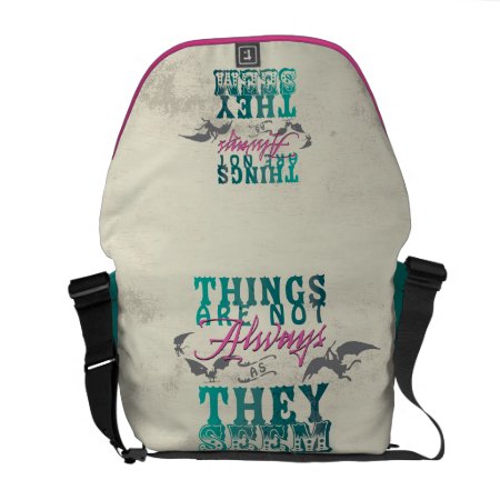 Things Are Not Always As They Seem Messenger Bag