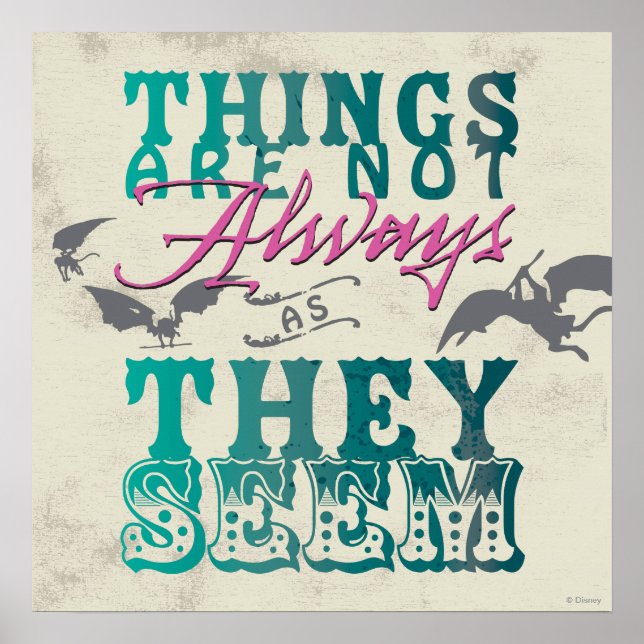 Things Are Not Always as They Seem Poster (Front)
