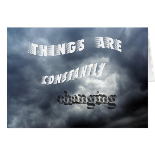 Things Change Cards (Front Horizontal)