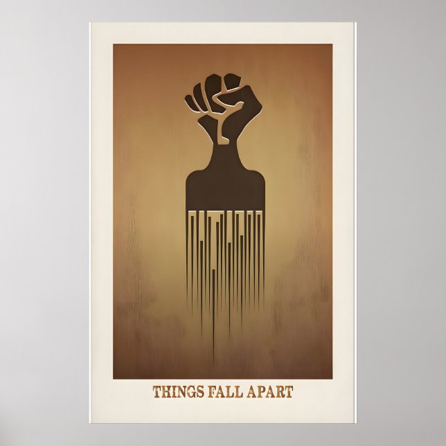 Things Fall Apart Inspired Original Print Design (Front)