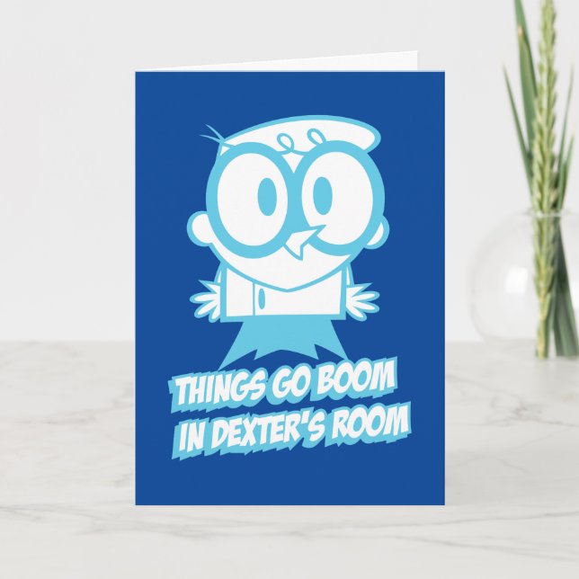 Things Go Boom In Dexter's Room Card (Front)