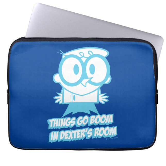 Things Go Boom In Dexter's Room Laptop Sleeve (Front)