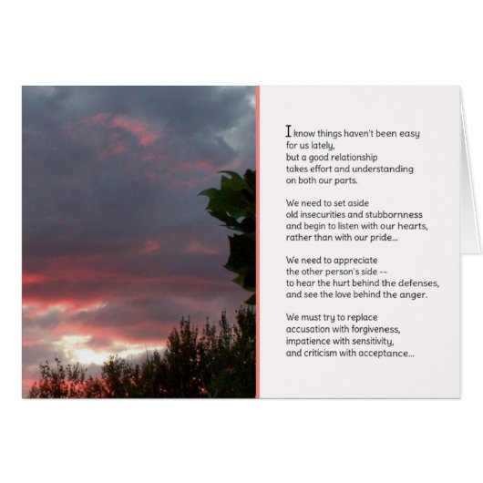 Things haven't been easy lately...Relationships Cards (Front Horizontal)