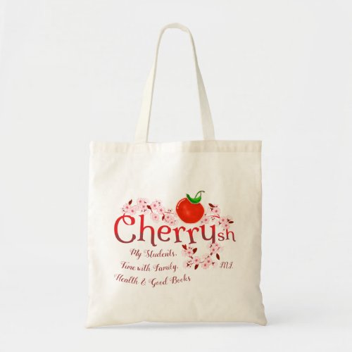 Things I Cherrysh  Cherry Pun Tote Bag