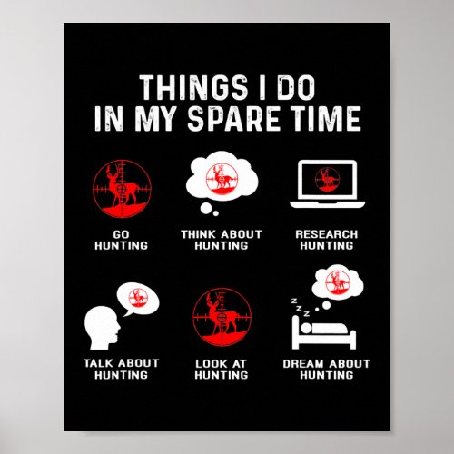 Things I Do In My Free Time Watch Talk Think Poster
