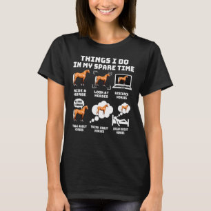 Things I Do In My Spare Time Chicken Rooster T-Shirt