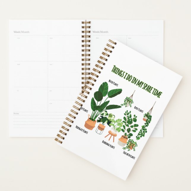 Things I Do In My Spare Time - Gardener, Gardening Planner (Display)
