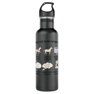 Things I Do In My Spare Time, Horse Gifts For Wome Stainless Steel Water Bottle