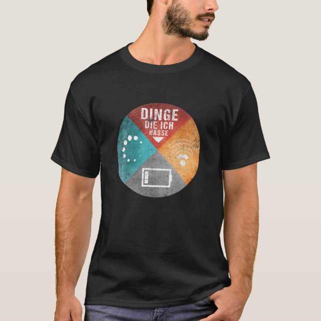 "Things I Hate" | PC Geek Coding Nerd Funny Progra T-Shirt (Front)