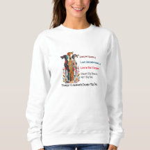 Things I Learned From My Dog Folk Art Sweatshirt