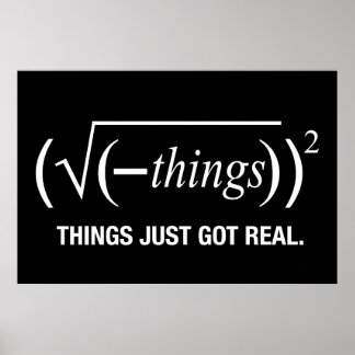 things just got real poster