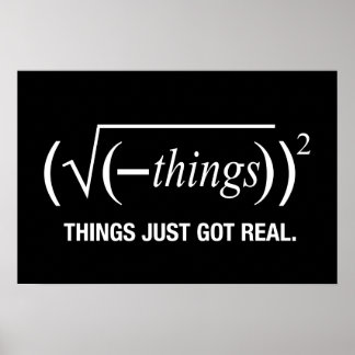 things just got real poster