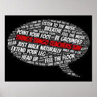 Things Tango Teachers Say Argentine Tango Art