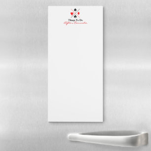 Things To Do After Canasta Magnetic Notepad