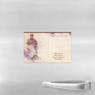 Things to Do List Magnetic Dry Erase Sheet