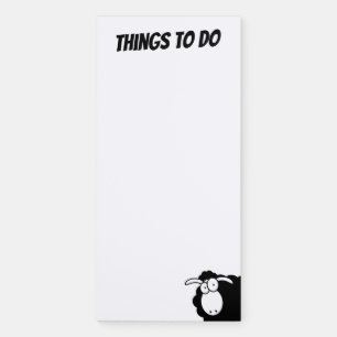 Things to do magnetic notepad