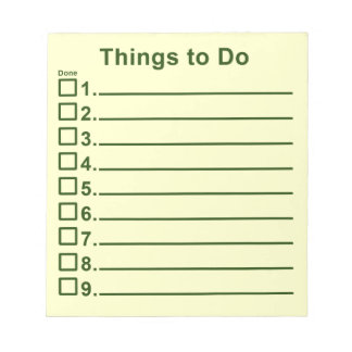 to do memo