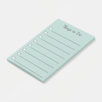 Things To Do Post It Notes