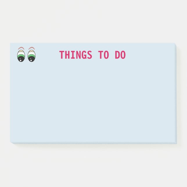 Things To Do Post-it Notes (Front)