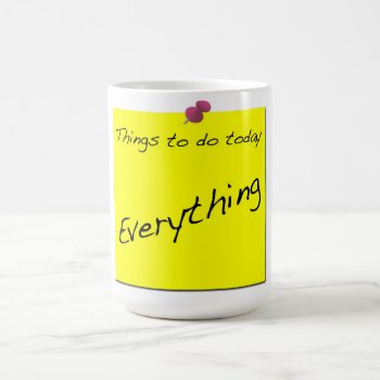 Things To Do Today Admin Mug by TheHowlingOwl at Zazzle