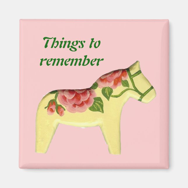 Things to remember magnet (Front)