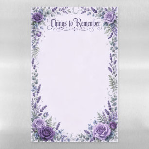 Things to Remember Moonlit Botanical Magnetic Dry Erase Sheet
