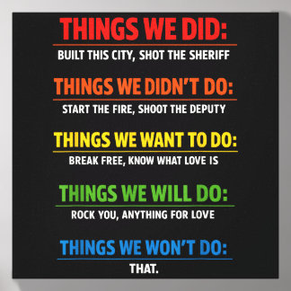 Things We Did T Music Song Lyrics Retro Vintage Canvas Photo Tile