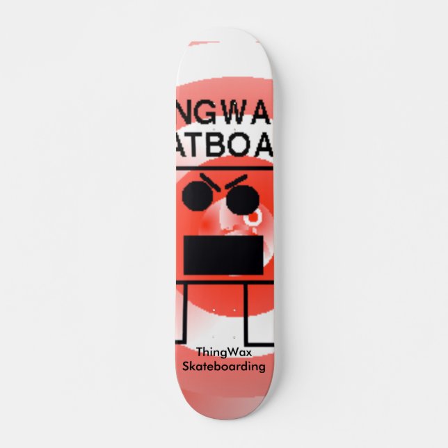 Thingwax Spiral Skateboard Deck (Front)