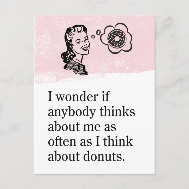 Think About Donuts Pandemic Postcard (Front)