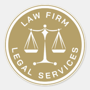 Think About Justice - Law Classic Classic Round Sticker