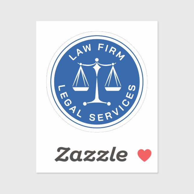 Think About Justice - Law Classic Sticker (Sheet)