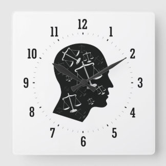 Think About Justice Wall Clock