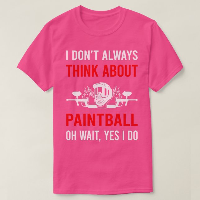 Think About Paintball T-Shirt (Design Front)