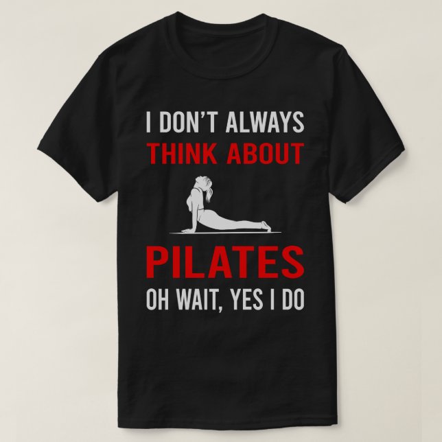 Think About Pilates T-Shirt (Design Front)