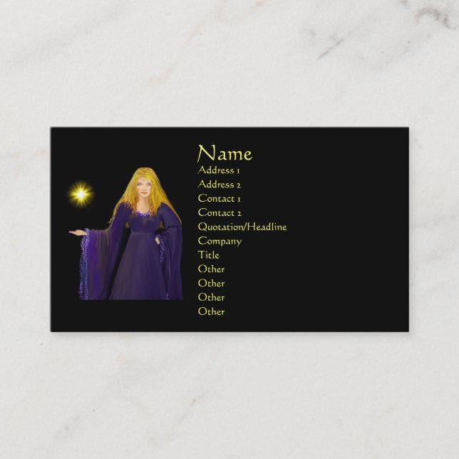 Think Again business card (Front)