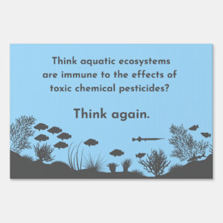 “Think again.” Message Sign