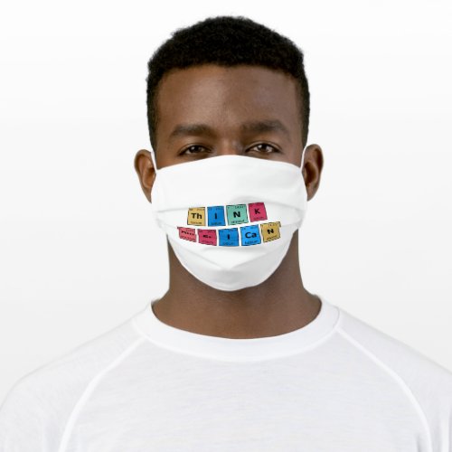 Think American Periodic Table Adult Cloth Face Mask
