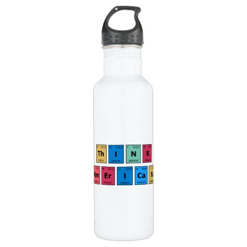 Think American Periodic Table Stainless Steel Water Bottle