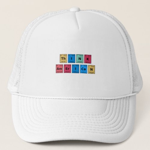 Think American Periodic Table Trucker Hat