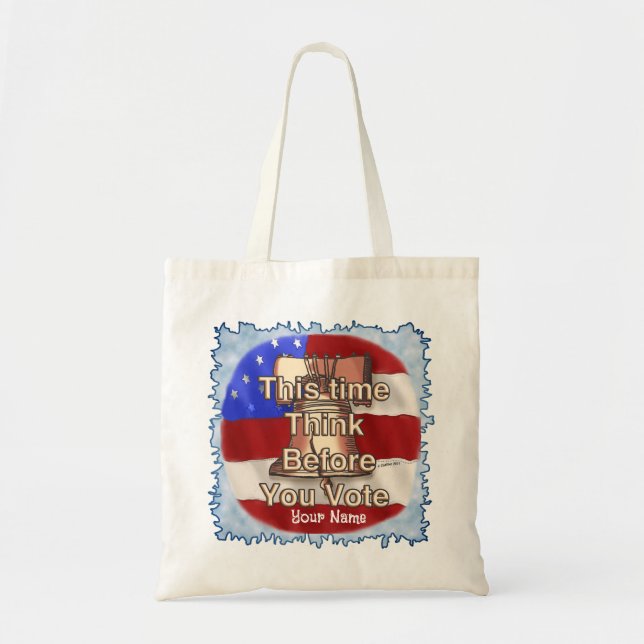 Think and Vote Tote Bag (Front)