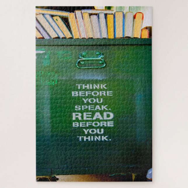 Think Before You Speak Wise Words Jigsaw Puzzle (Vertical)