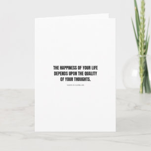 Think Better, Live Happier – Marcus Aurelius Card