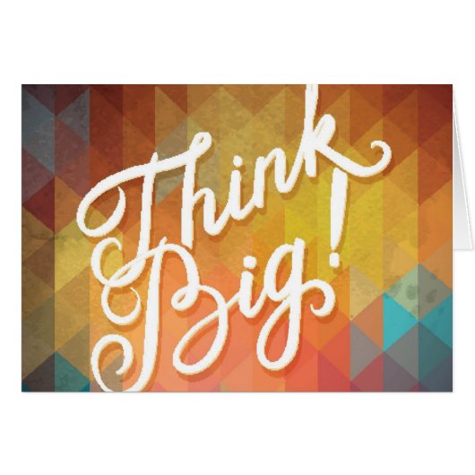 Think Big Cards (Front Horizontal)