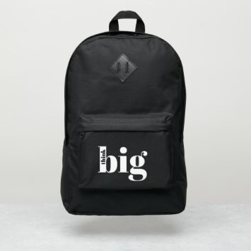 Think Big! Fun Quote - Modern Bold Typography