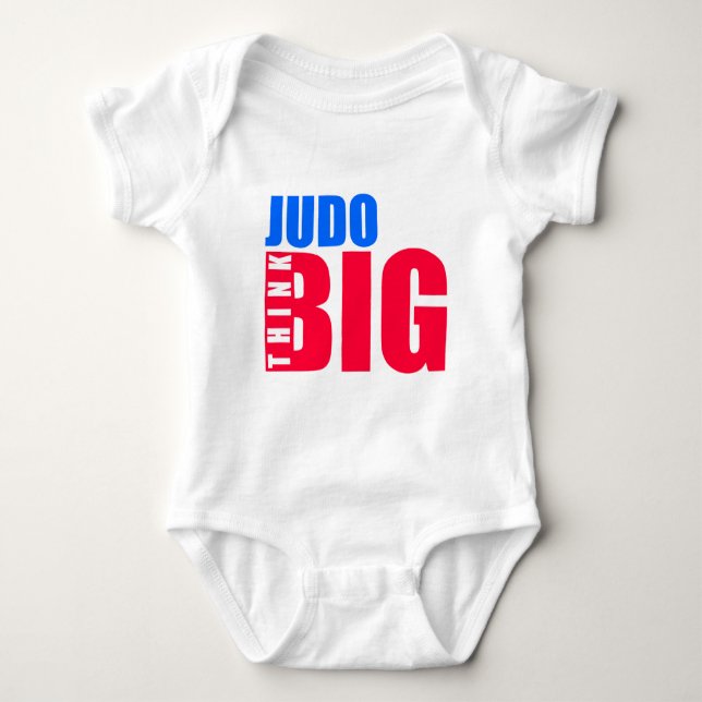 Think Big Judo Baby Bodysuit (Front)