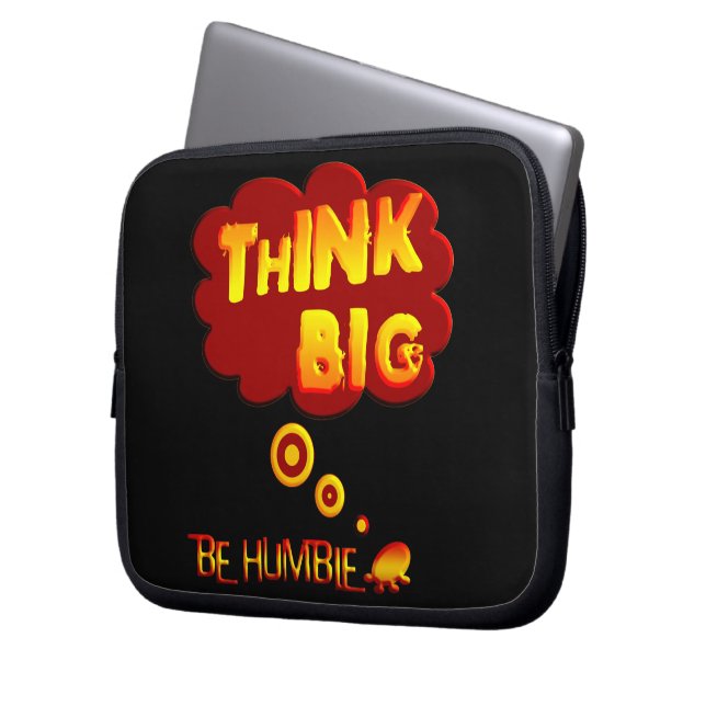 Think Big Laptop Sleeve (Front Left)