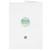 Think Big Photo card. (Back)