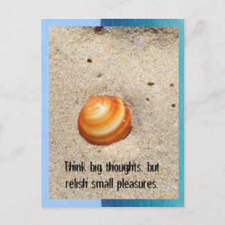 Think big thoughts, but reli... postcard