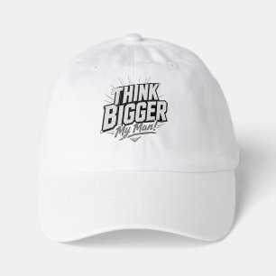 Think Bigger – Motivational Growth Mindset Design Youth Dad Hat